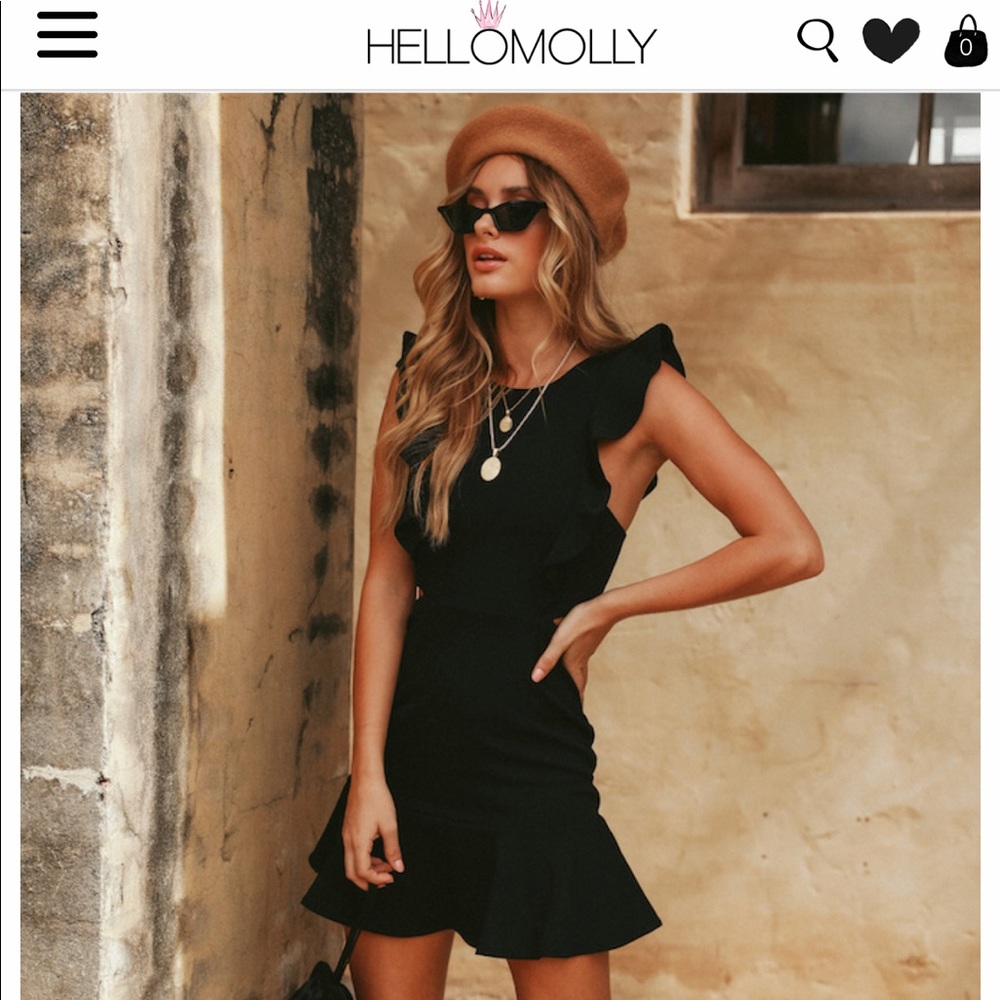 Black Hello Molly dress